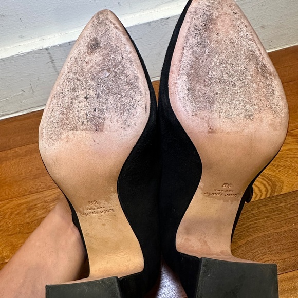 Kate Spade Maren Mary Jane Pumps, 8, Black Suede - Picture 4 of 7